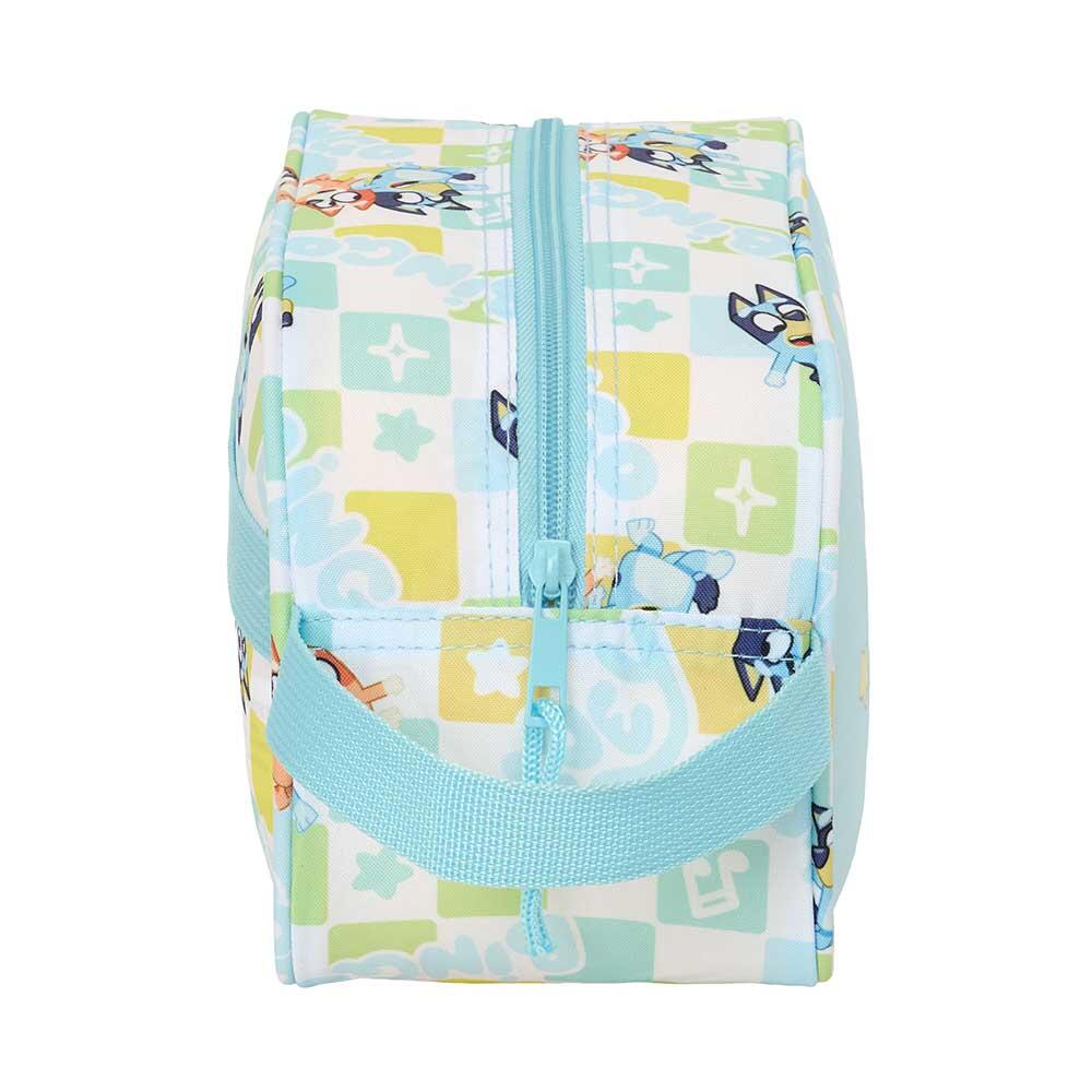 Trousse de toilette pour enfants Bluey, adaptable à une valise à roulettes, avec 3/3