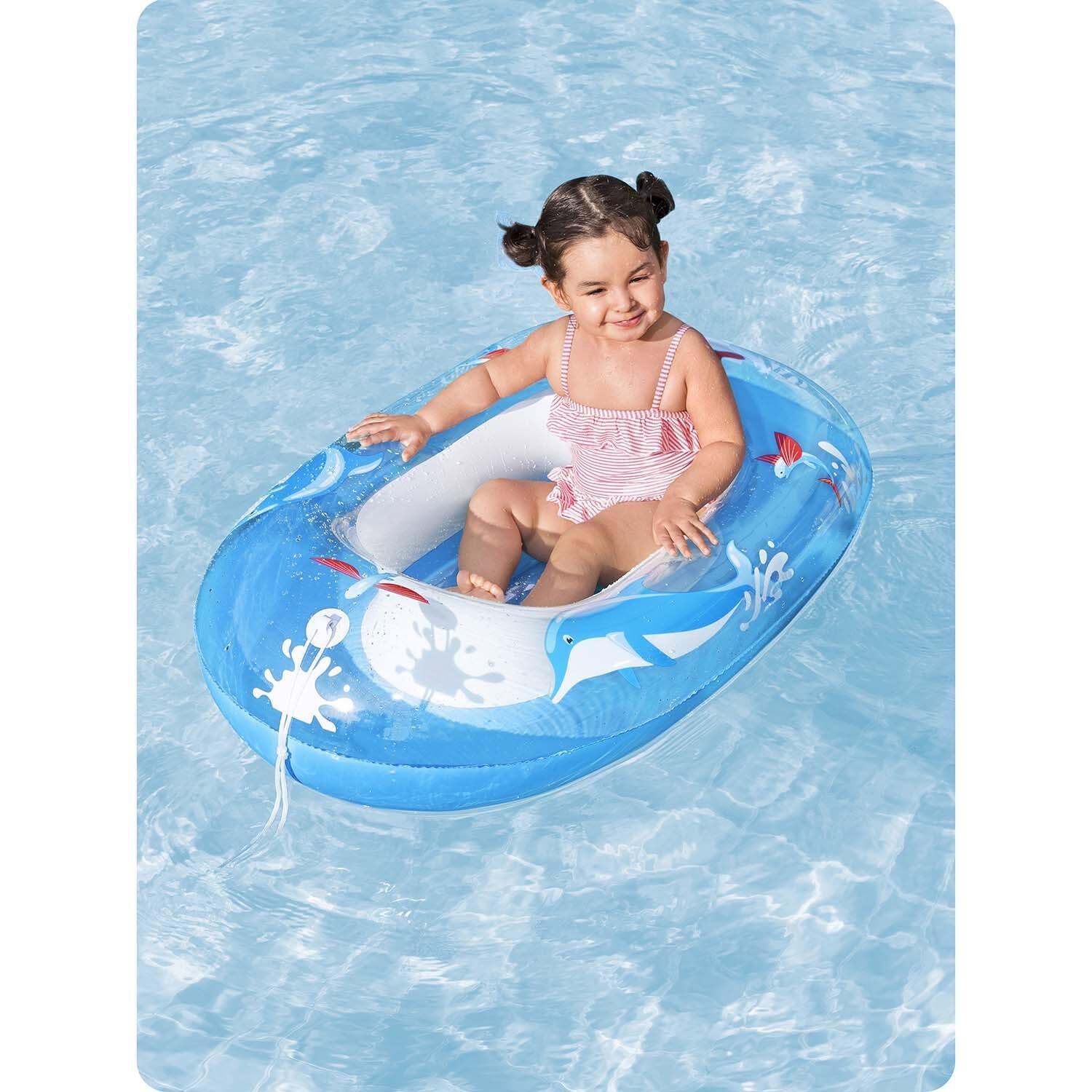Ponton plażowy do pływania delfin 102 x 69 cm Bestway 34037 4/4