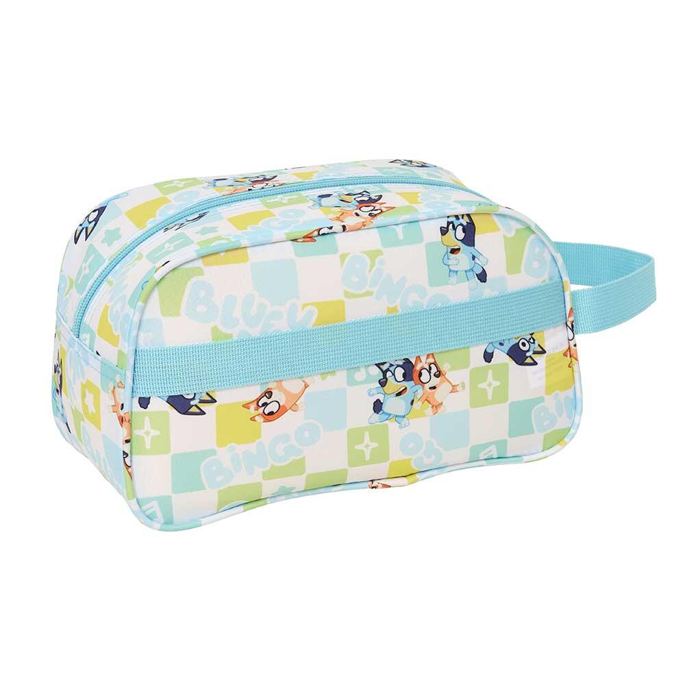 Trousse de toilette pour enfants Bluey, adaptable à une valise à roulettes, avec 2/3