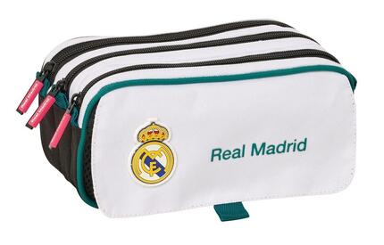 Real Madryt piórnik big triple pencil case 812654710 wielokolorowy