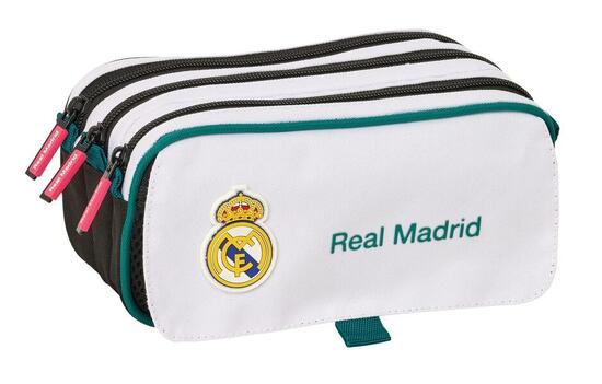 Real Madryt piórnik big triple pencil case 812654710 wielokolorowy