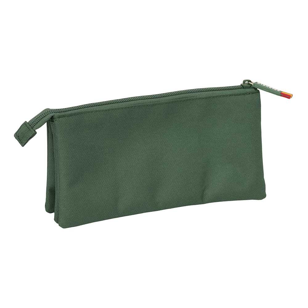 Astuccio triplo per adulti in spagnolo con 3 cerniere, verde 2/3