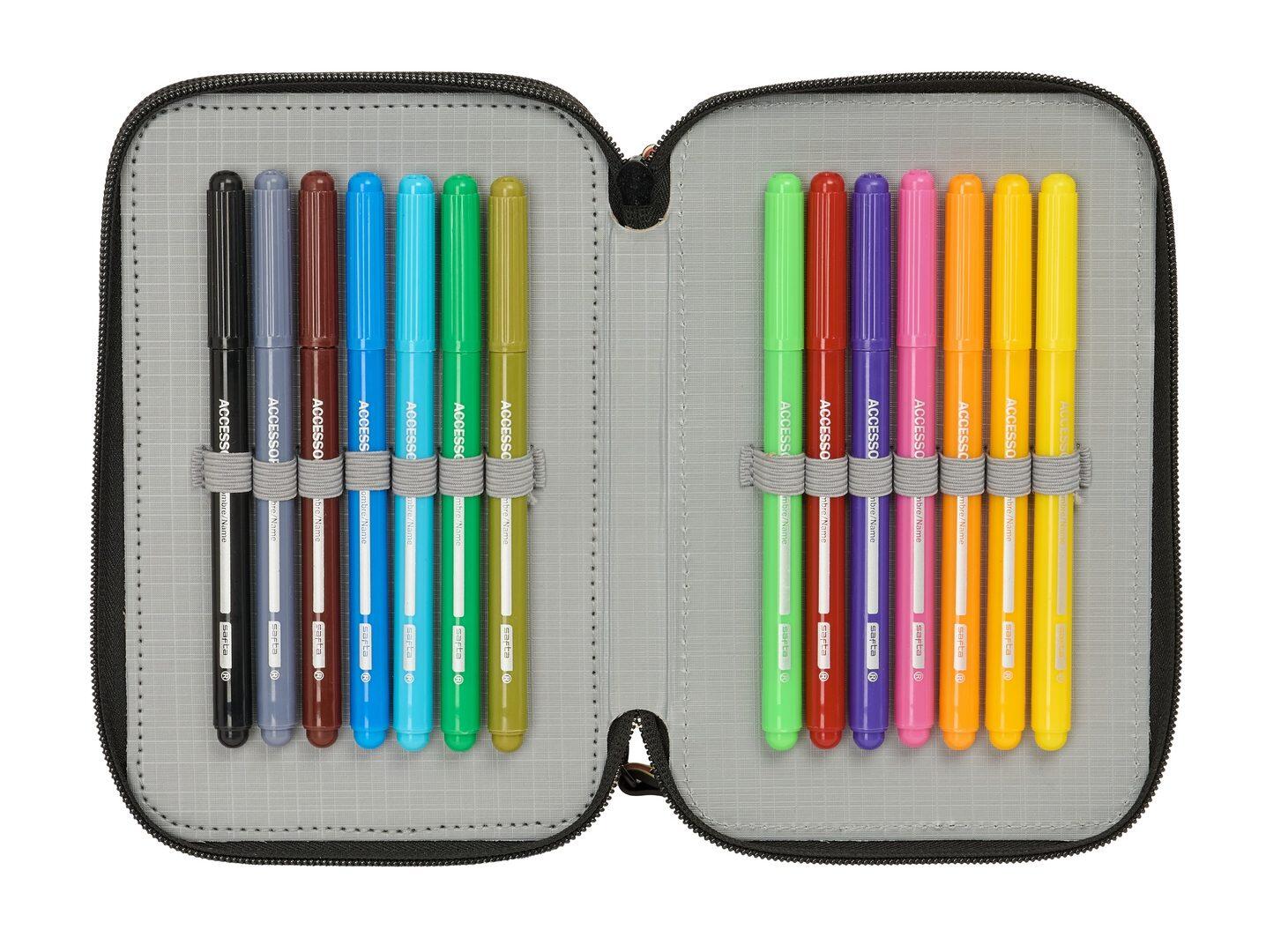 Trousse double Gorjuss Up And Away pour enfants, 46 pièces, violette 6/6