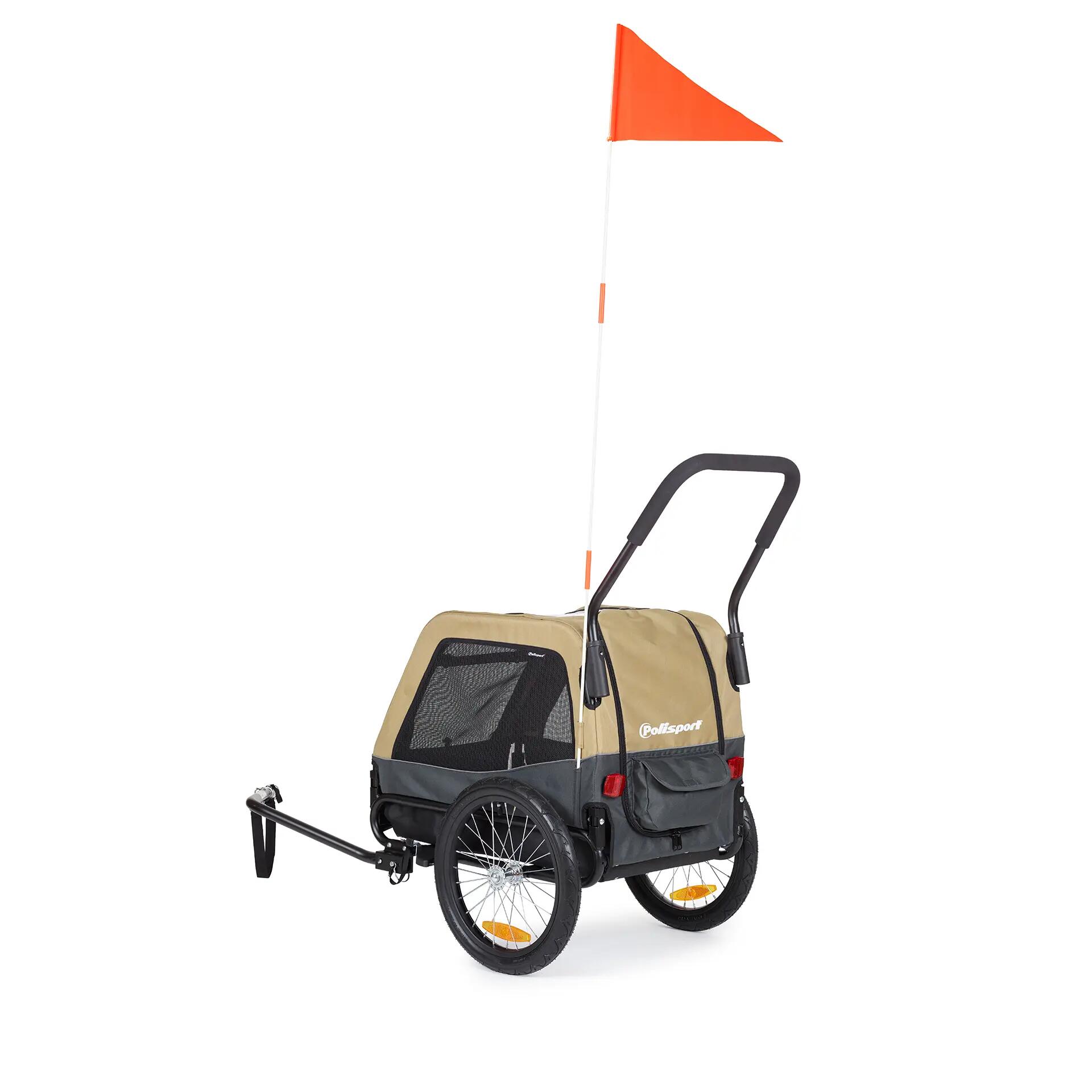 Remorque Vélo pour Chien Roue Avant de Remplacement à Chambre à Air 5/7