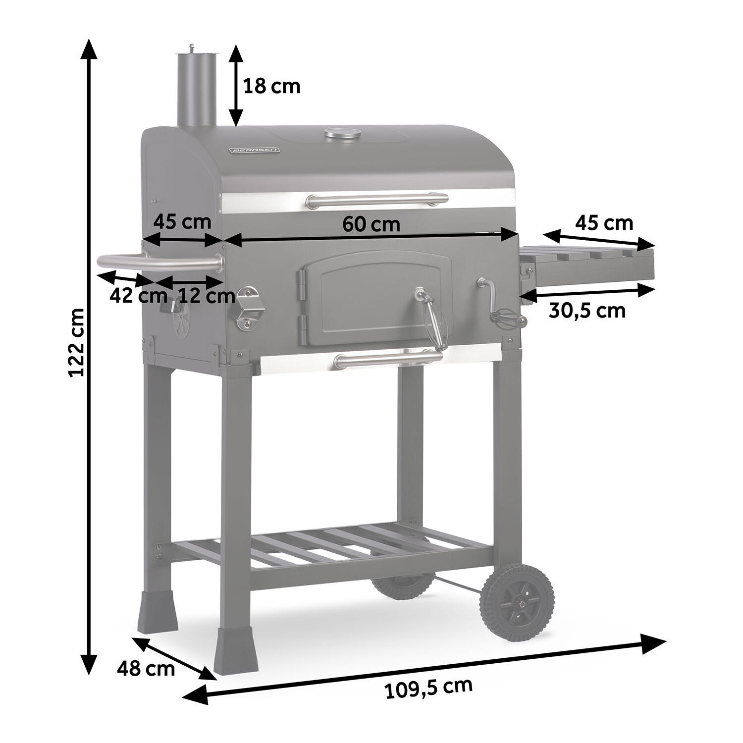 Grill węglowy Berdsen BD-891 7/7