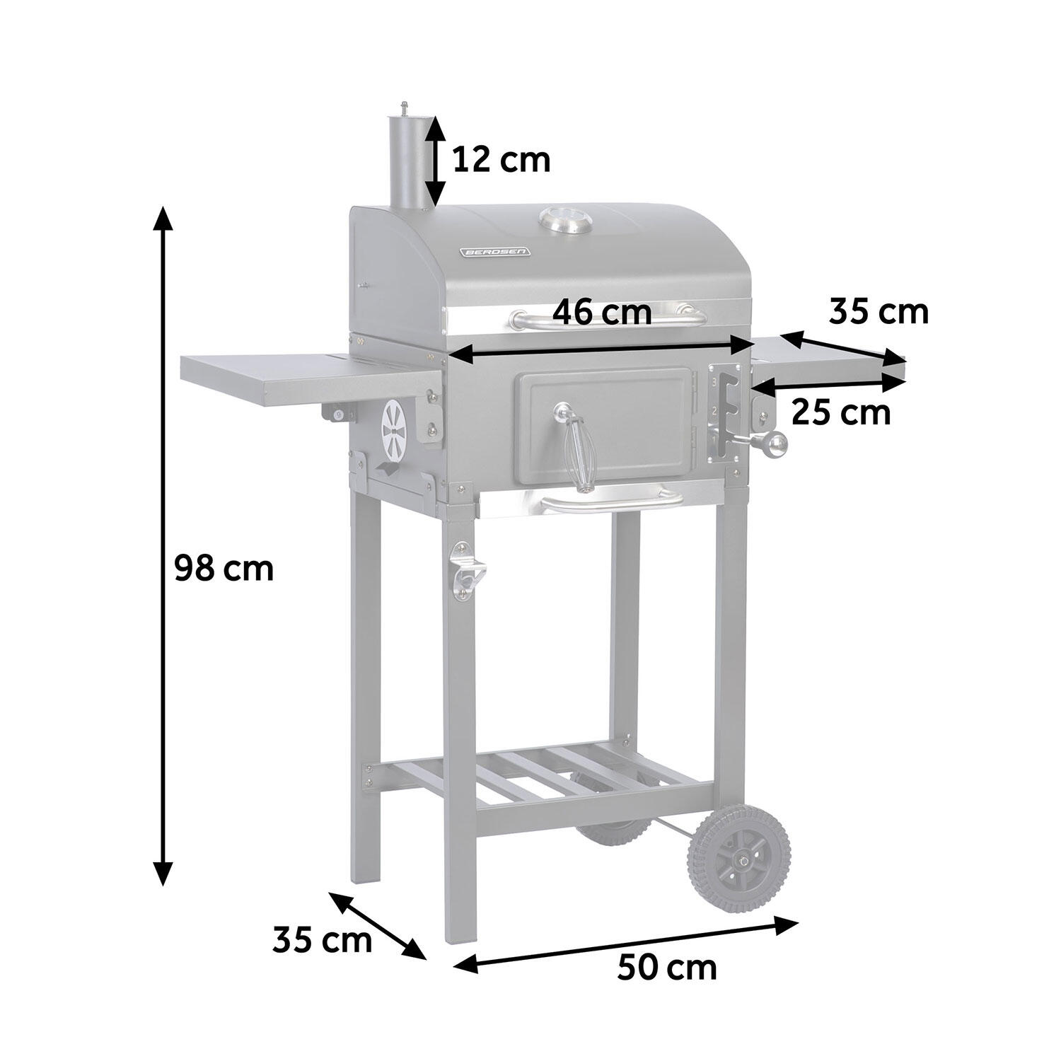Grill węglowy Berdsen BD-892 5/7