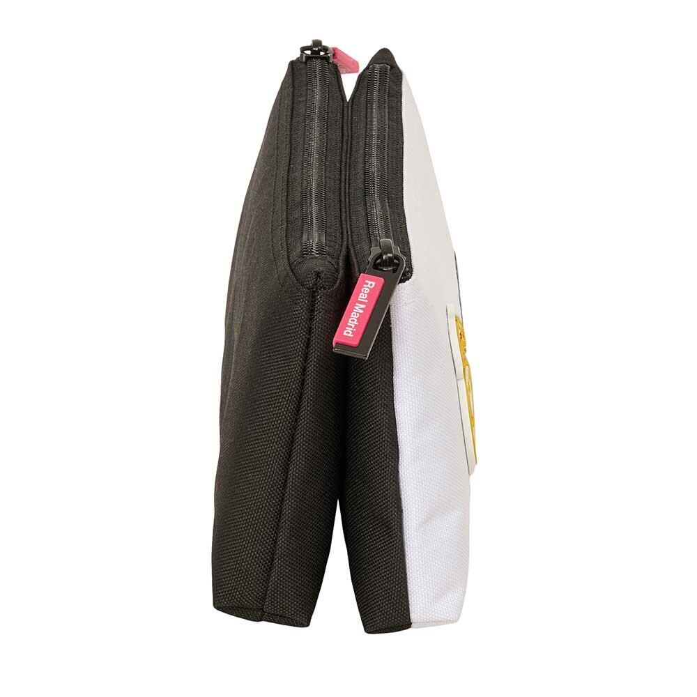 Trousse de toilette de voyage Real Madrid pour adulte avec poignée, 22 cm, noir 3/3