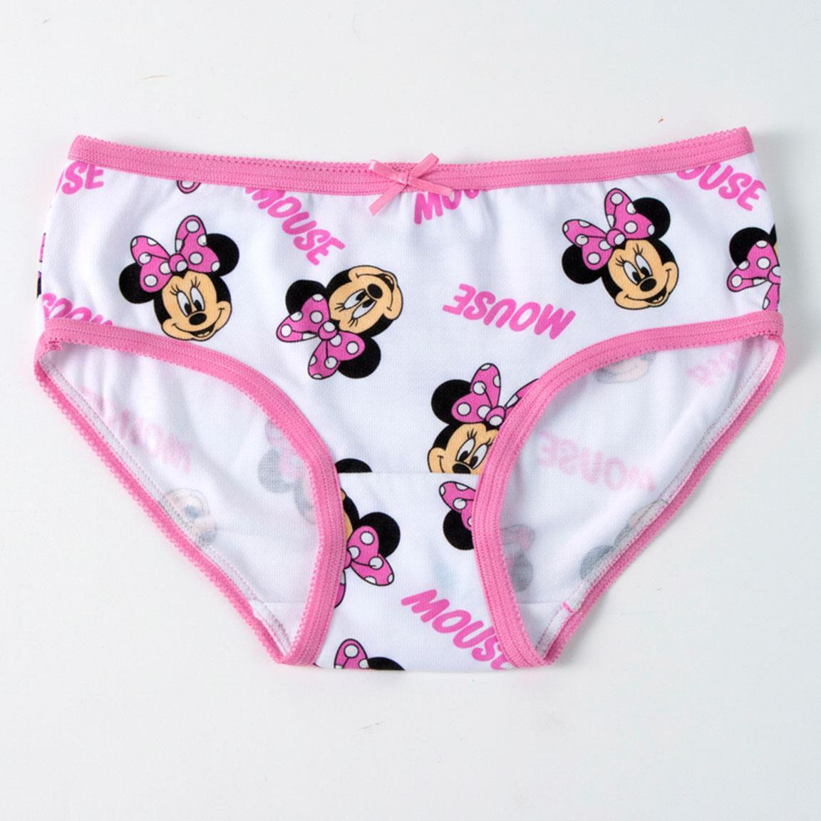 Completo intimo di Minnie Mouse in cotone per bambine con trousse rotonda 3/7