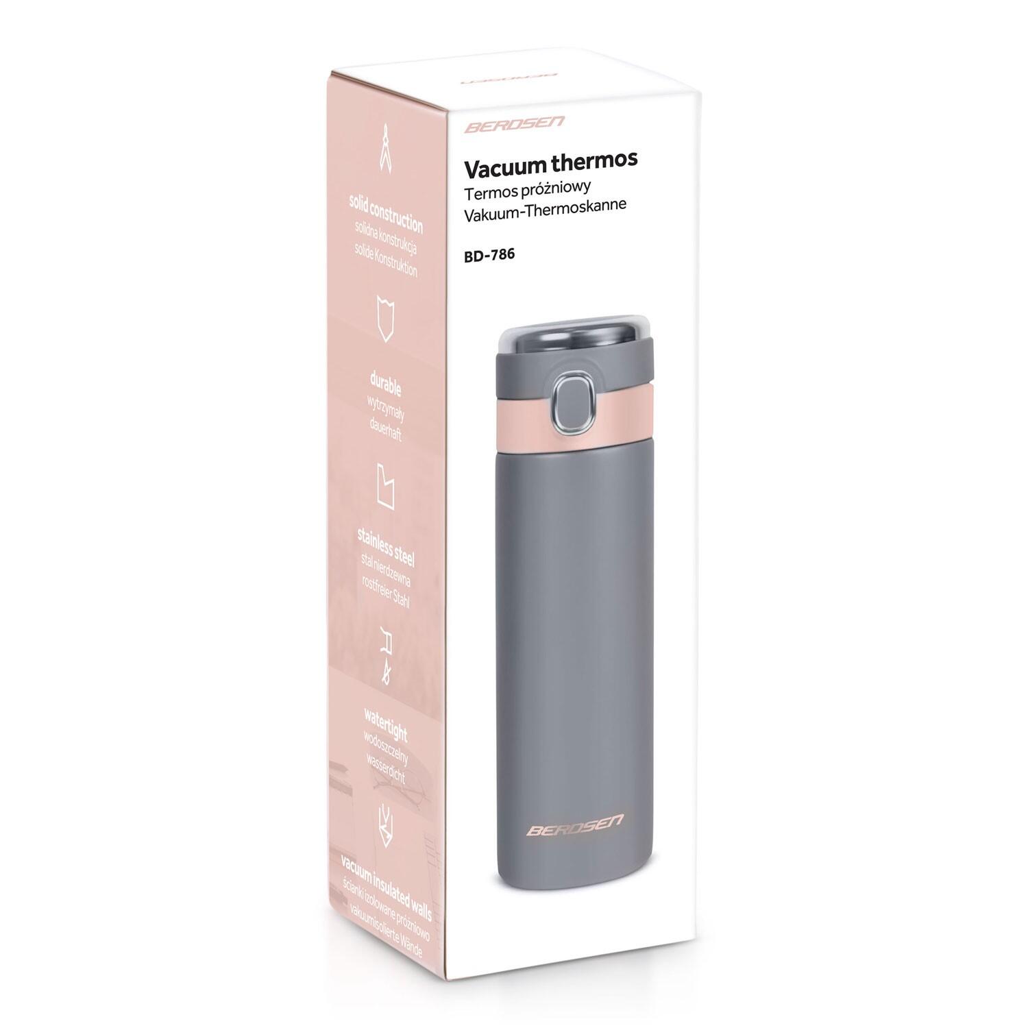 Termos próżniowy 450 ml BD-786 szary 4/5