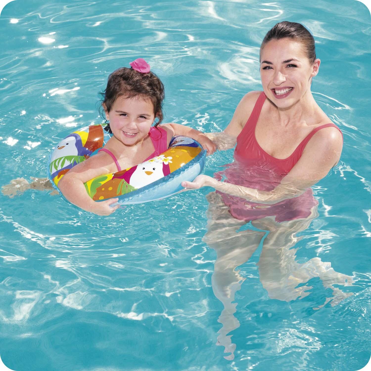 Koło plażowe do pływania Morskie Przygody dla dzieci Bestway 36113 syreny 2/7