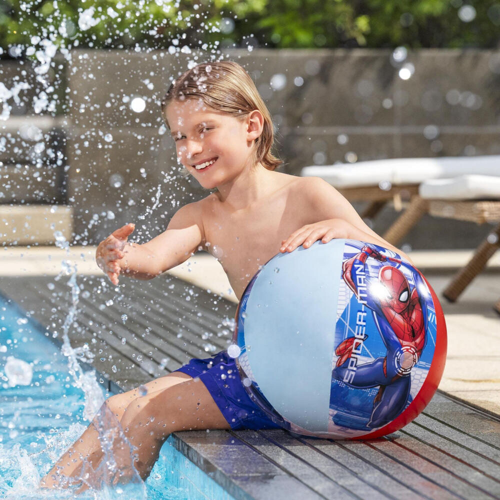 BESTWAY Ballon de Plage Gonflable Spider-Man 51 cm – Ballon Marvel 5/5