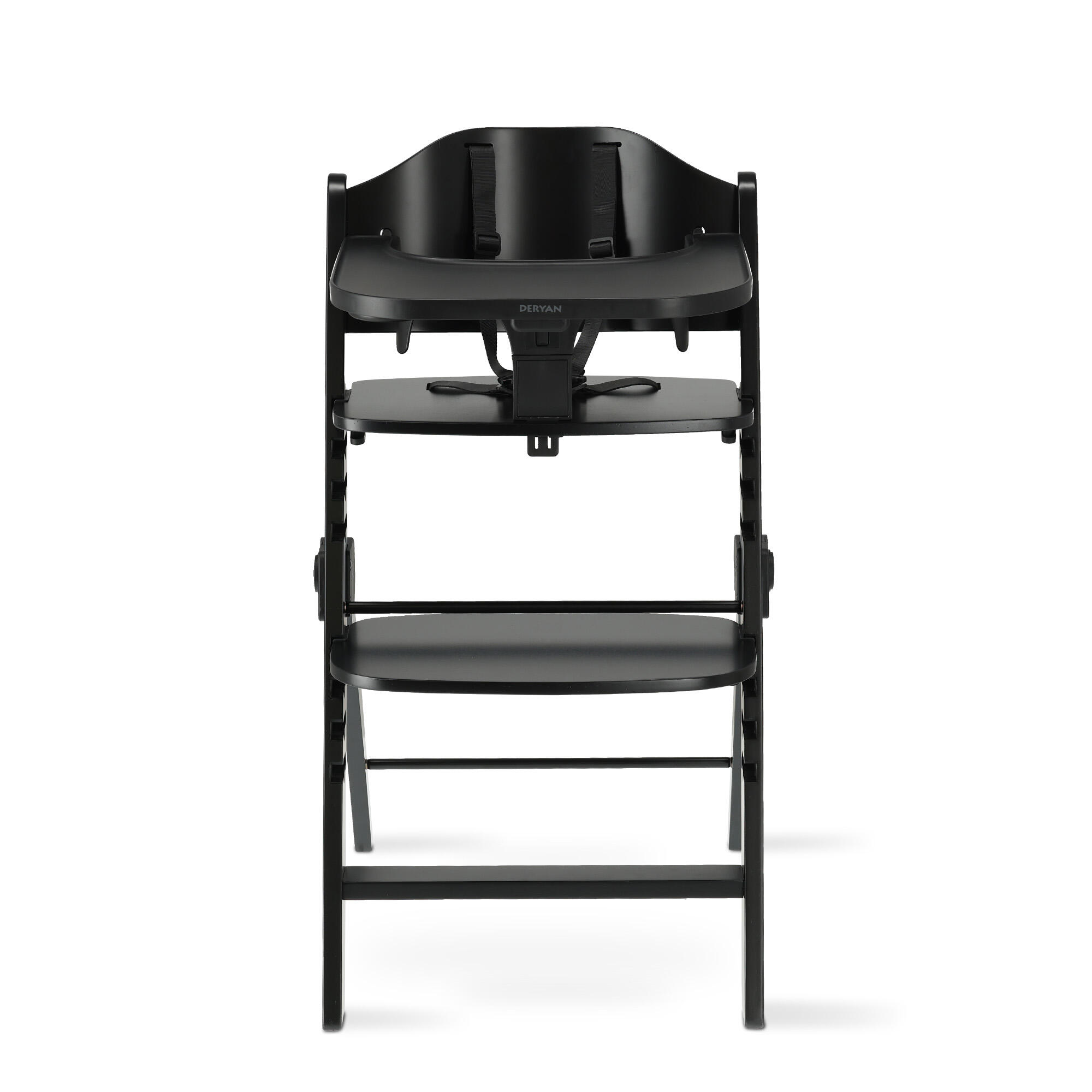 Seggiolone Odin Luxe con Sdraietta - Nero/Grigio Scuro 5/9