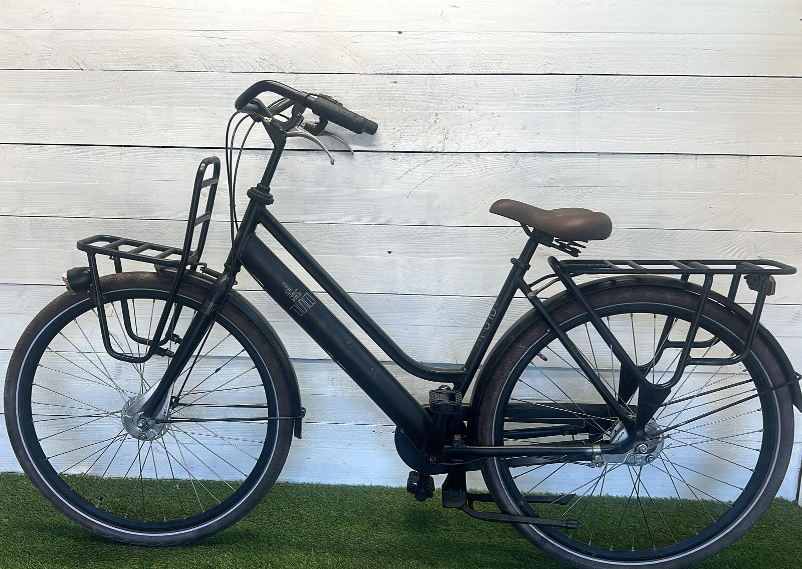 BSP transport stadsfiets bike, zwart 3/3