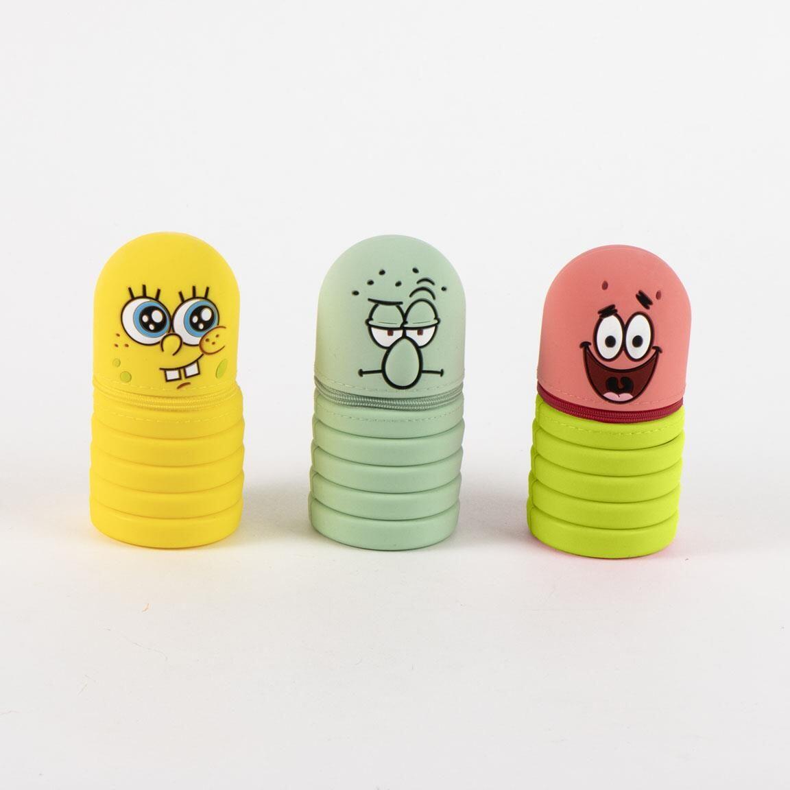 Astuccio in silicone con cerniera di SpongeBob SquarePants per bambini, colore 4/7