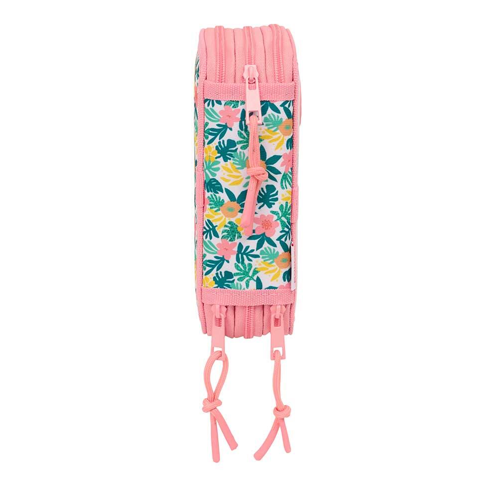 Astuccio triplo Vaiana per bambini con 37 pezzi e cerniera turchese 3/6
