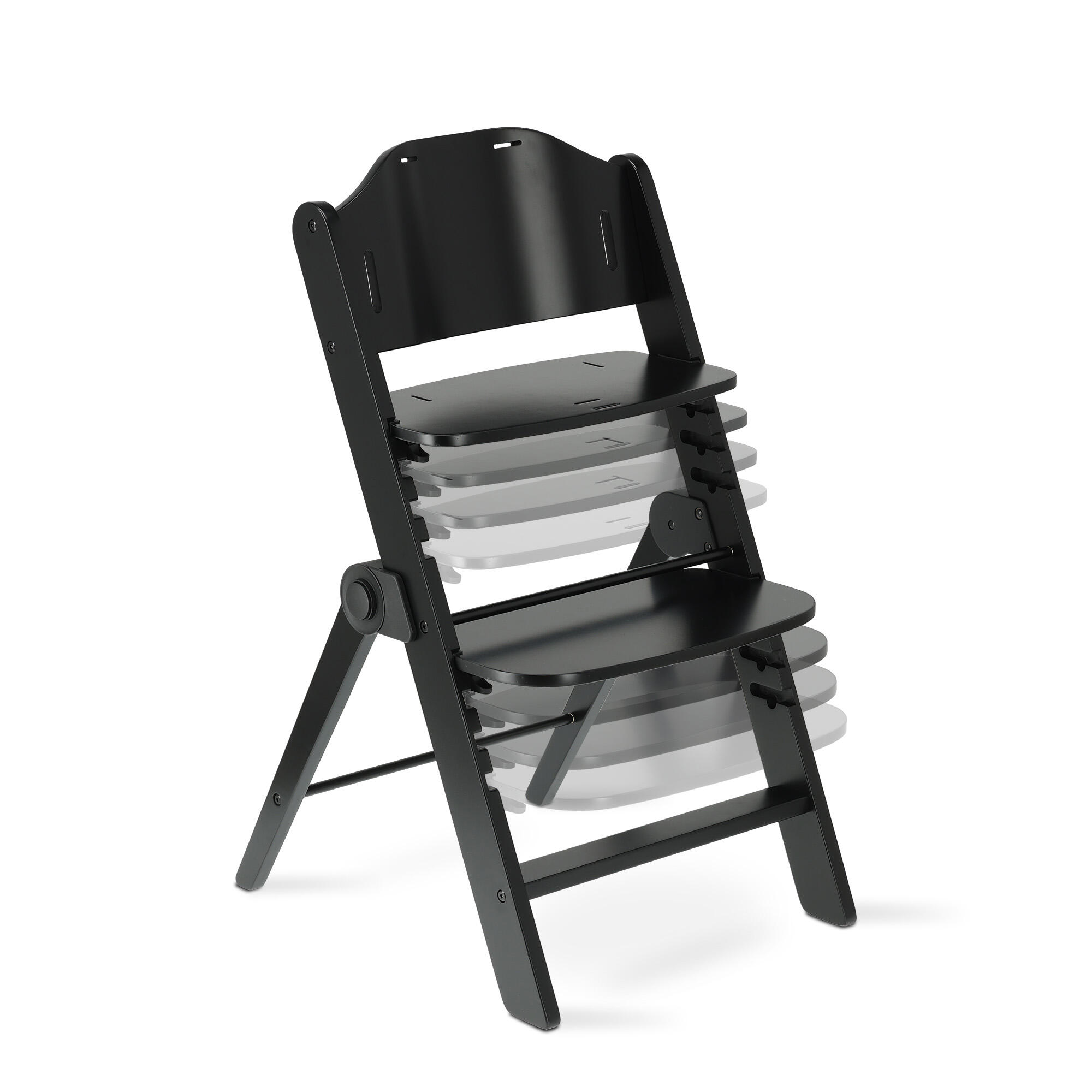 Seggiolone Odin Luxe con Sdraietta - Nero/Grigio Scuro 4/9