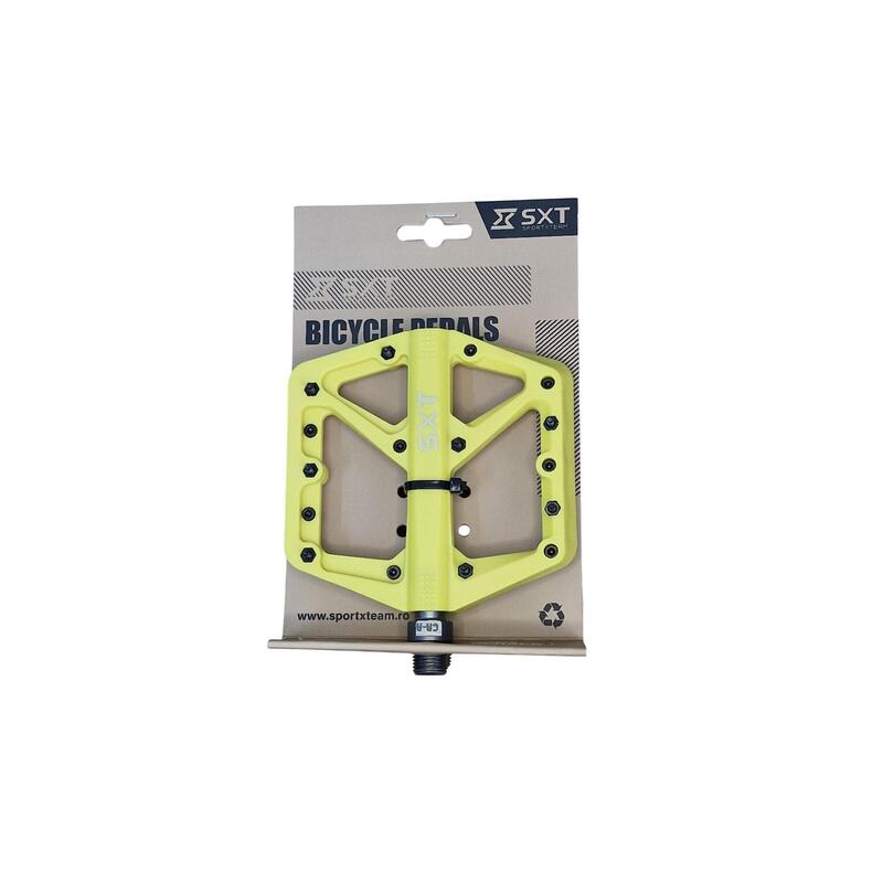 Pedale SXT N-13 Nylon-Fiber Galben.
