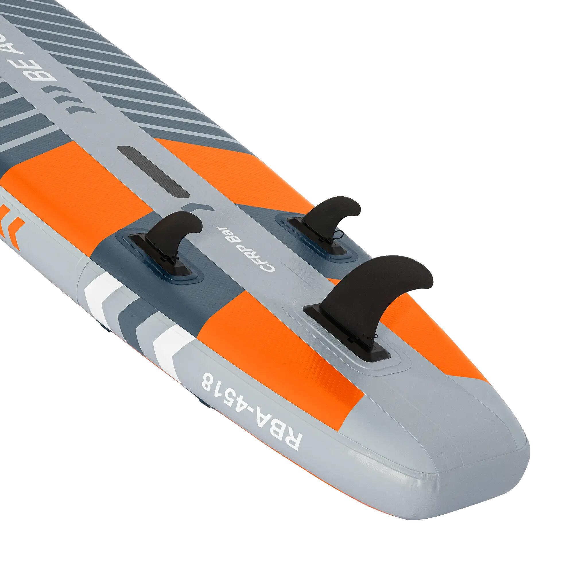 Set placa gonflabila Rebel RBA-4518-OR, stand up paddle (Portocaliu) 5/7