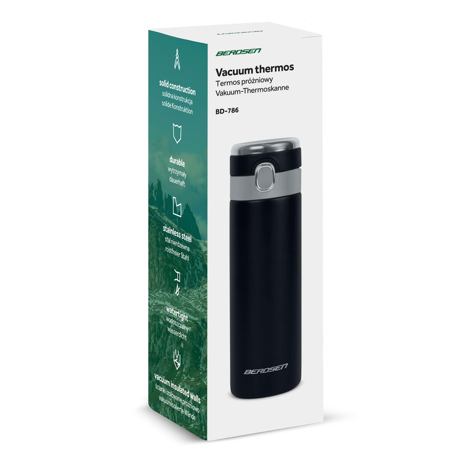 Termos próżniowy 450 ml BD-786 czarny 4/5
