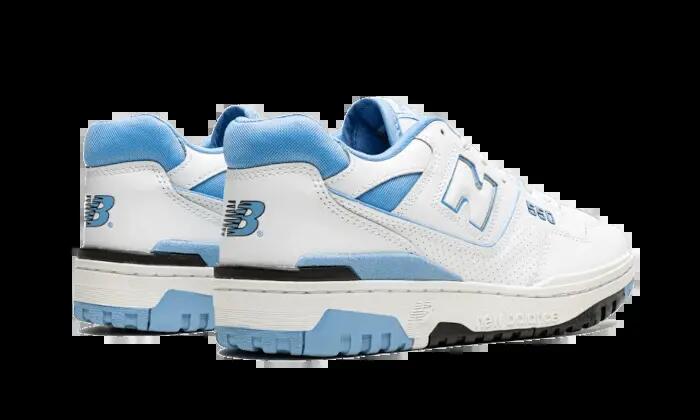 Chaussures - Loisir - Mixte - Rétro, Confortables - 550 UNC - Blanc/pastel bleu 2/3