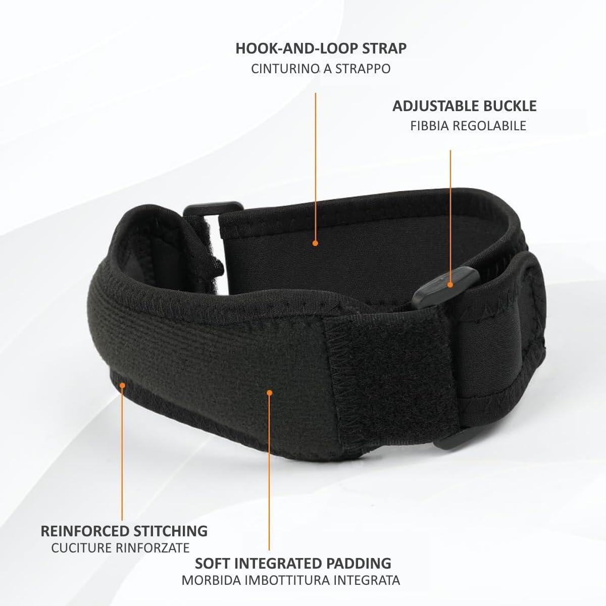 FFitness Bracelet Rotulien 2 Pièces – Support pour Tendinite Rotulienne FF 2/6