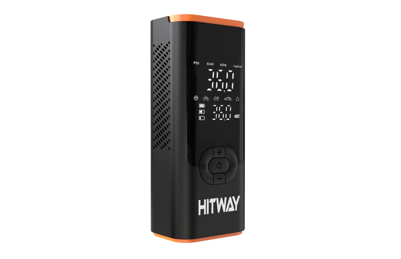 Pompe à air électrique portable 150 PSI gonfleur pneus USB CQB1 2/4