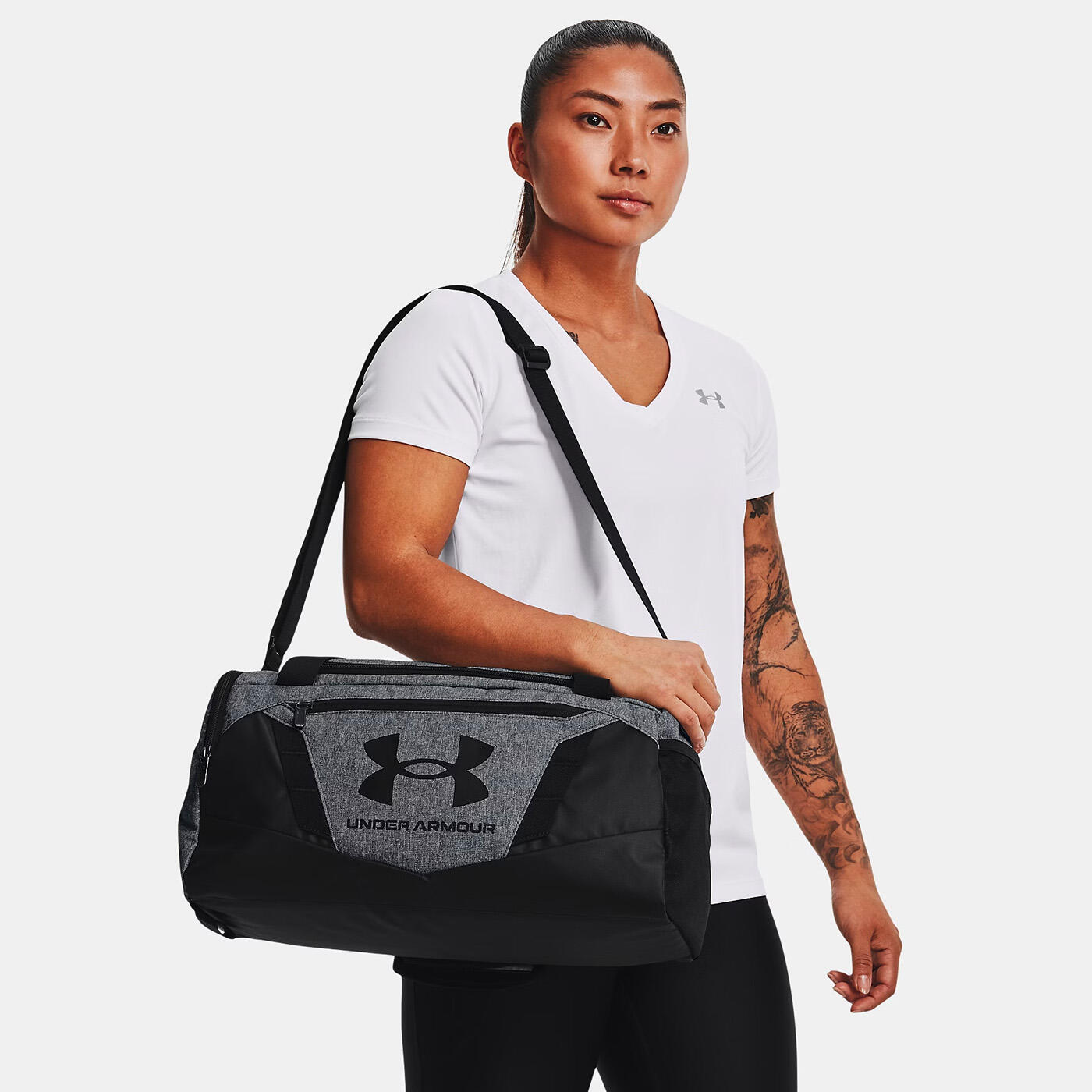 Borsa sportiva UA Undeniable 5.0 XS 23L Grigio mélange 2/7