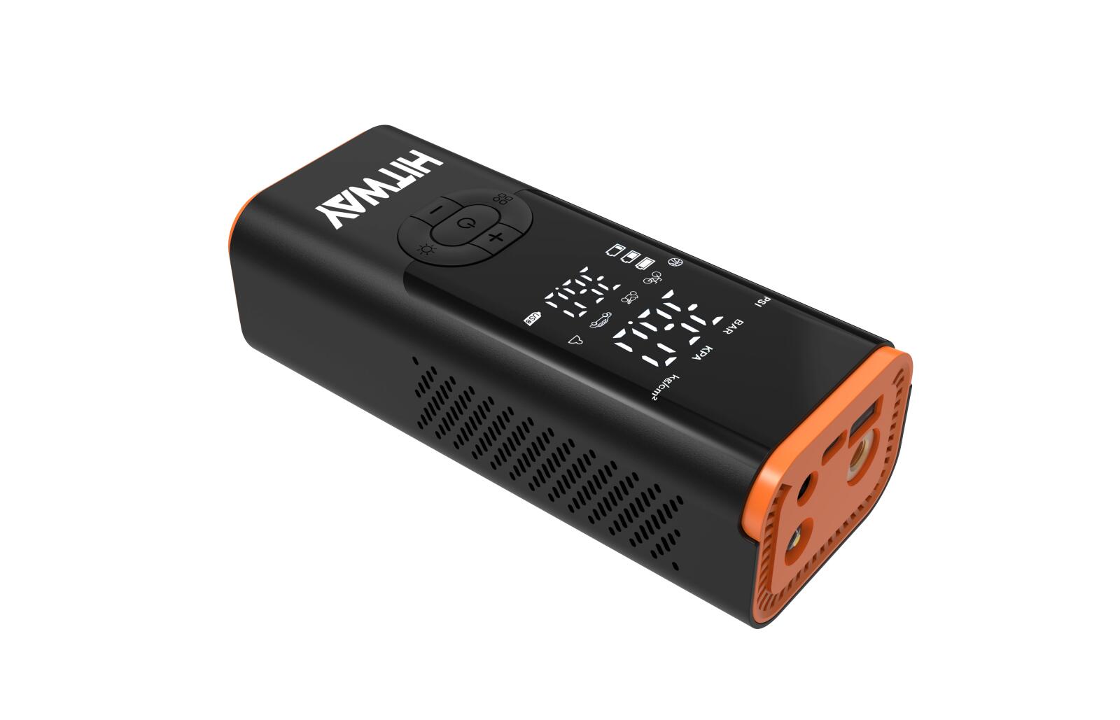 Pompe à air électrique portable 150 PSI gonfleur pneus USB CQB1 4/4