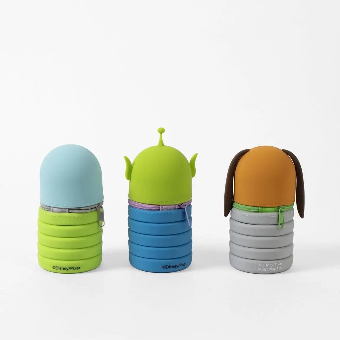 Astuccio in silicone con cerniera per bambini a tema Toy Story, colore bianco. 5/7