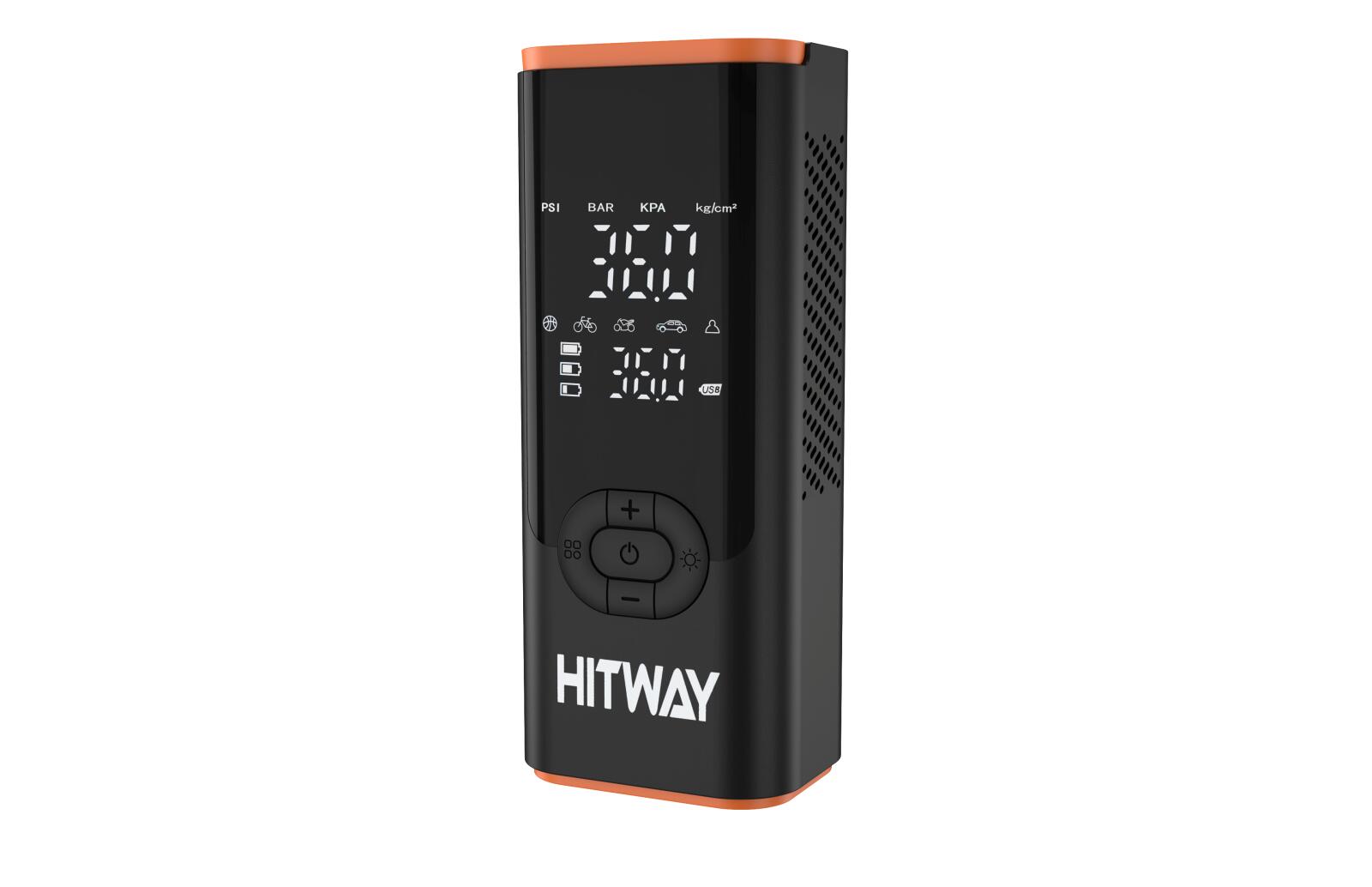 Pompe à air électrique portable 150 PSI gonfleur pneus USB CQB1 1/4