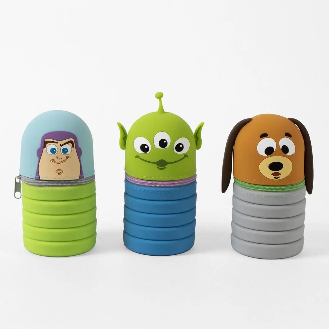 Astuccio in silicone con cerniera per bambini a tema Toy Story, colore bianco. 4/7