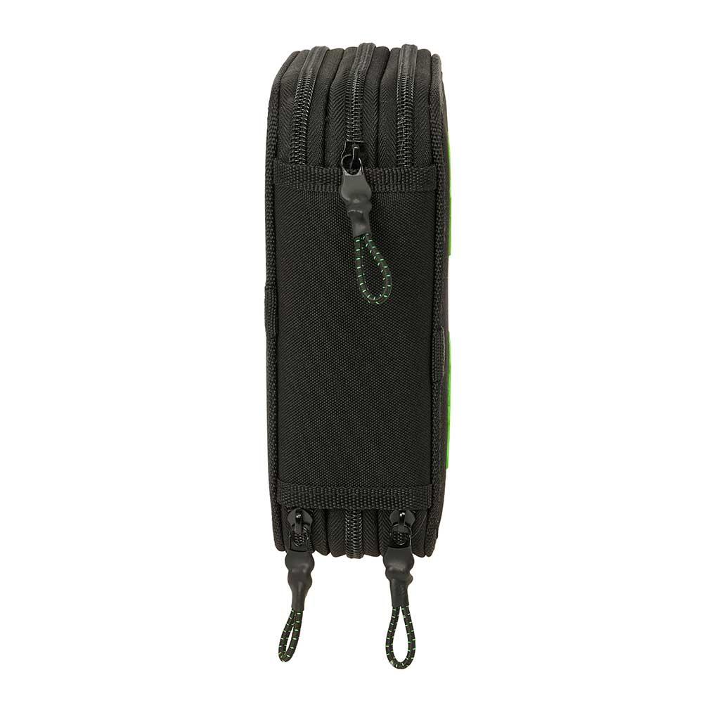 Trousse double pour enfants Real Betis Balompié avec 28 crayons, bleu marine 3/6