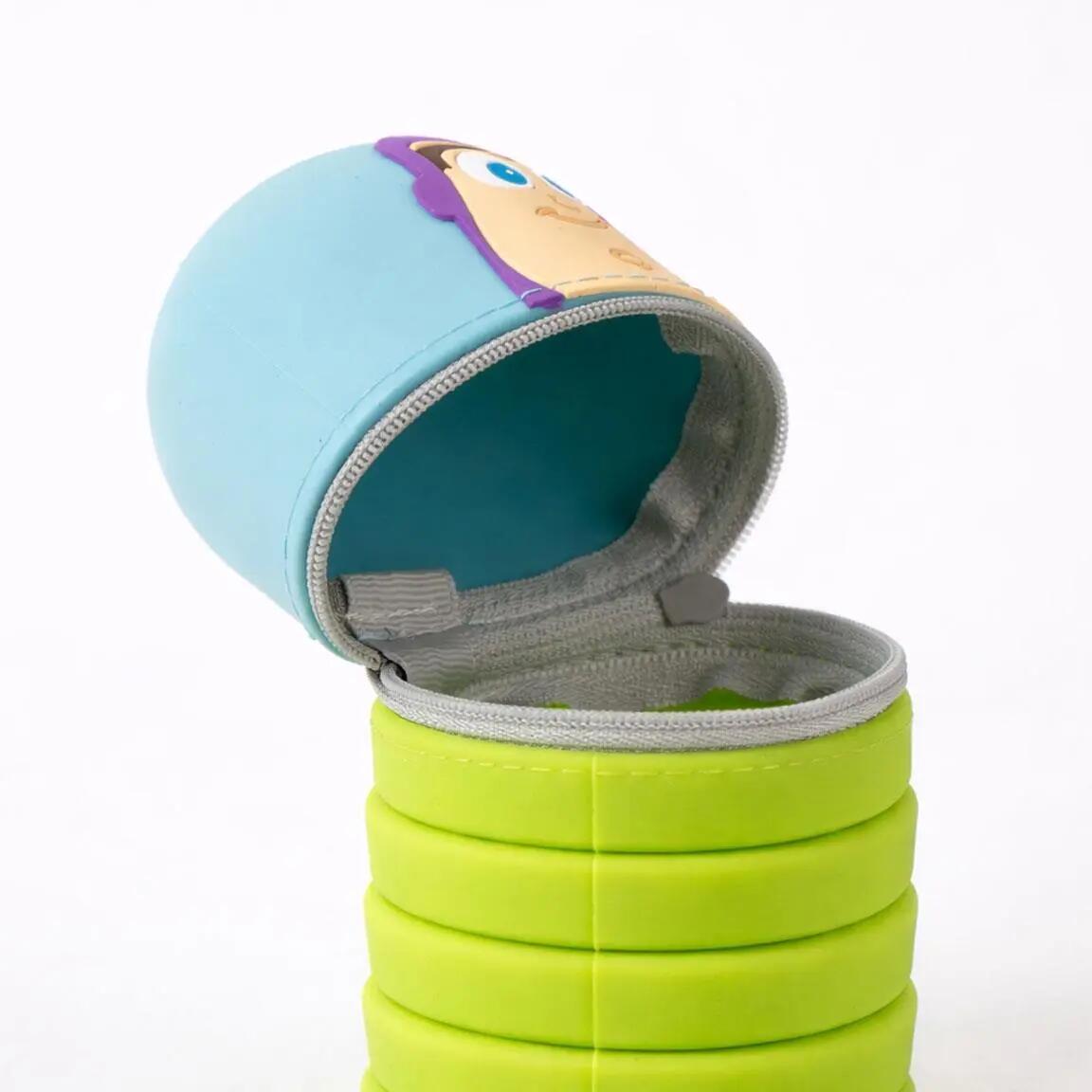 Astuccio in silicone con cerniera per bambini a tema Toy Story, colore bianco. 7/7