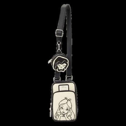 Sac bandoulière enfant Winnie l'Ourson avec chaîne et fermeture éclair, vert
