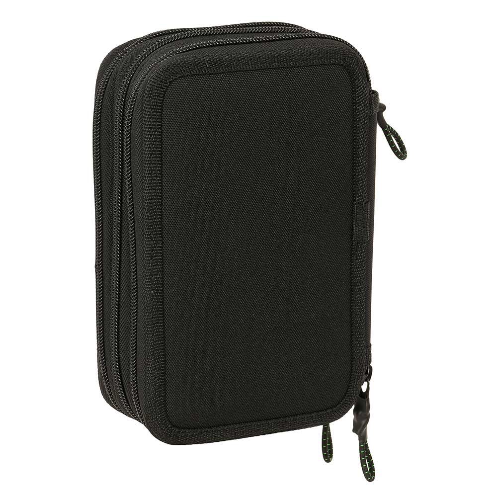 Trousse double pour enfants Real Betis Balompié avec 28 crayons, bleu marine 2/6