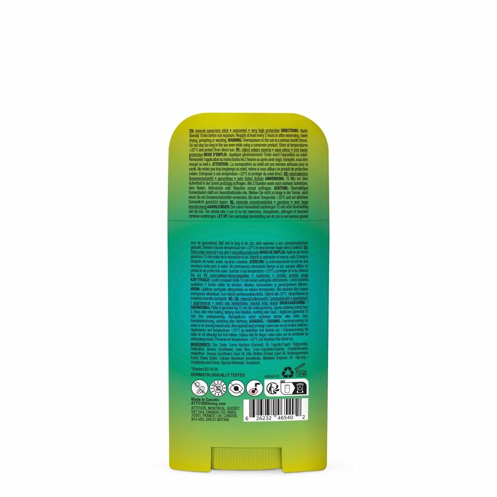 Protetor solar mineral em stick rosto e corpo FPS 50 sem perfume 2/3