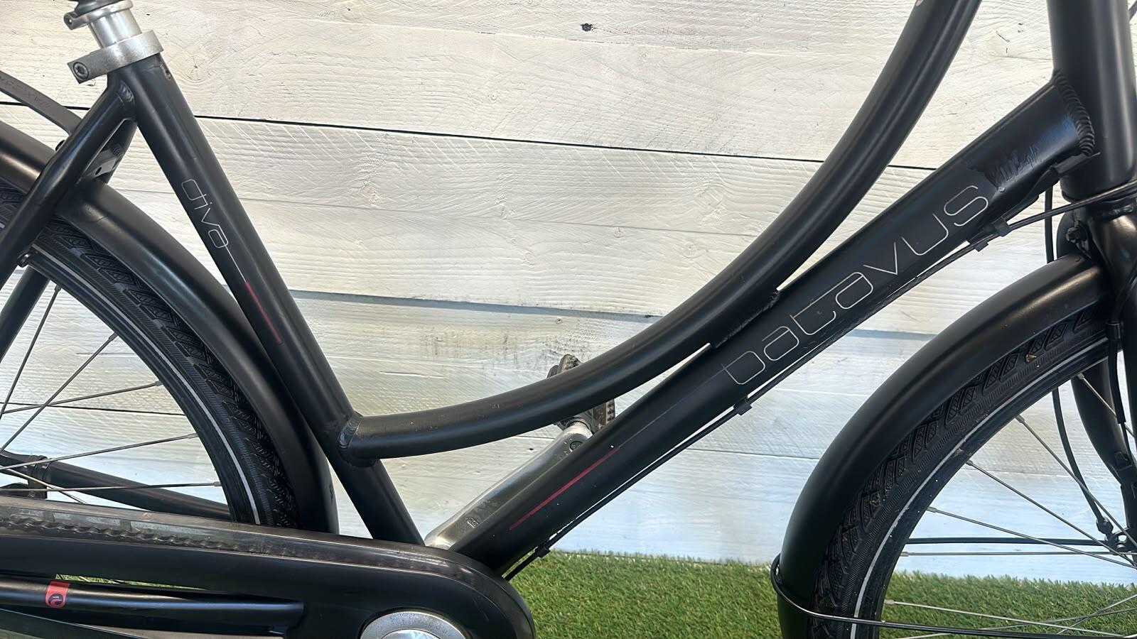 Batavus stadsfiets bike, zwart 1/3