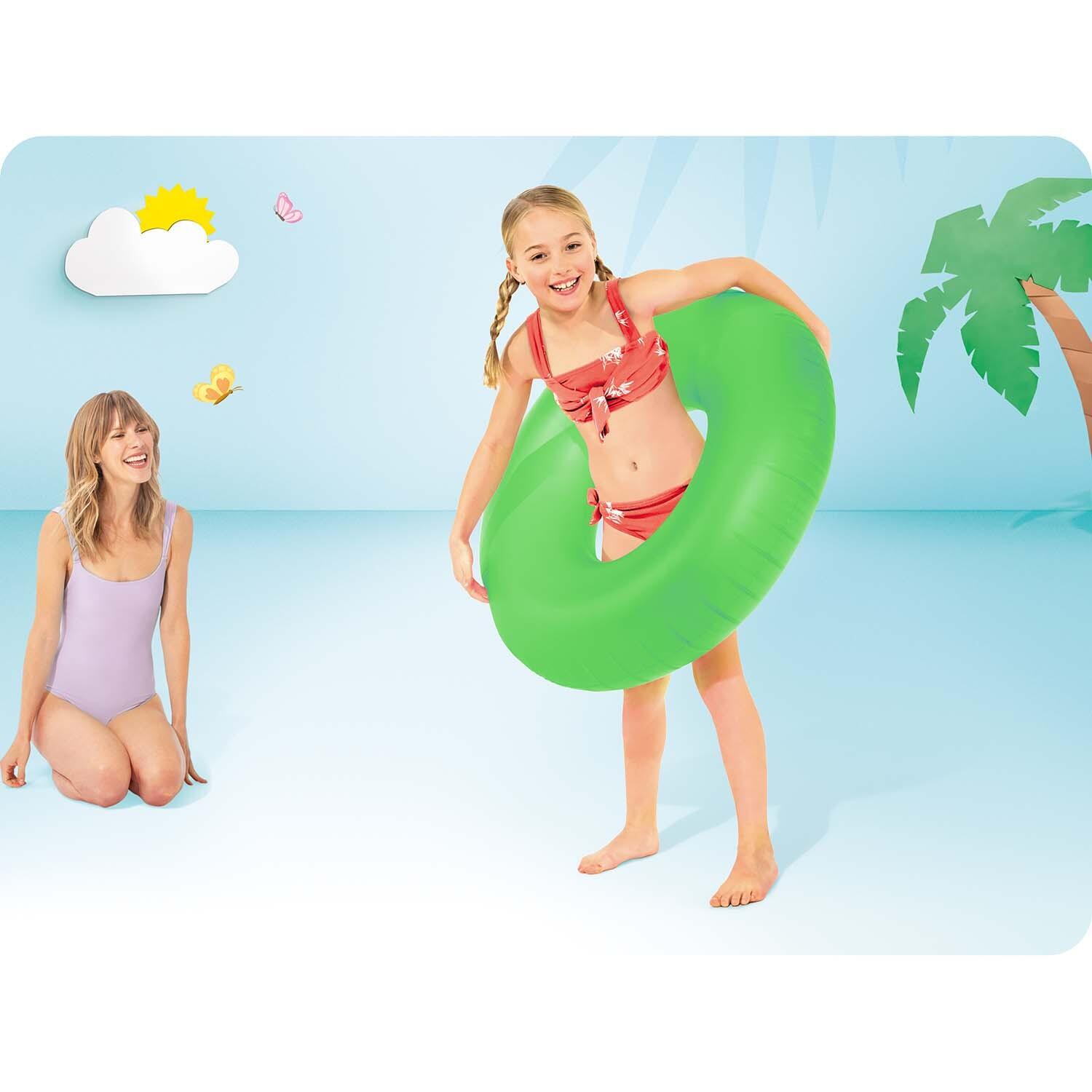 Koło do pływania Neon śr 91 cm - 3 kolory INTEX 59262 zielony 3/6