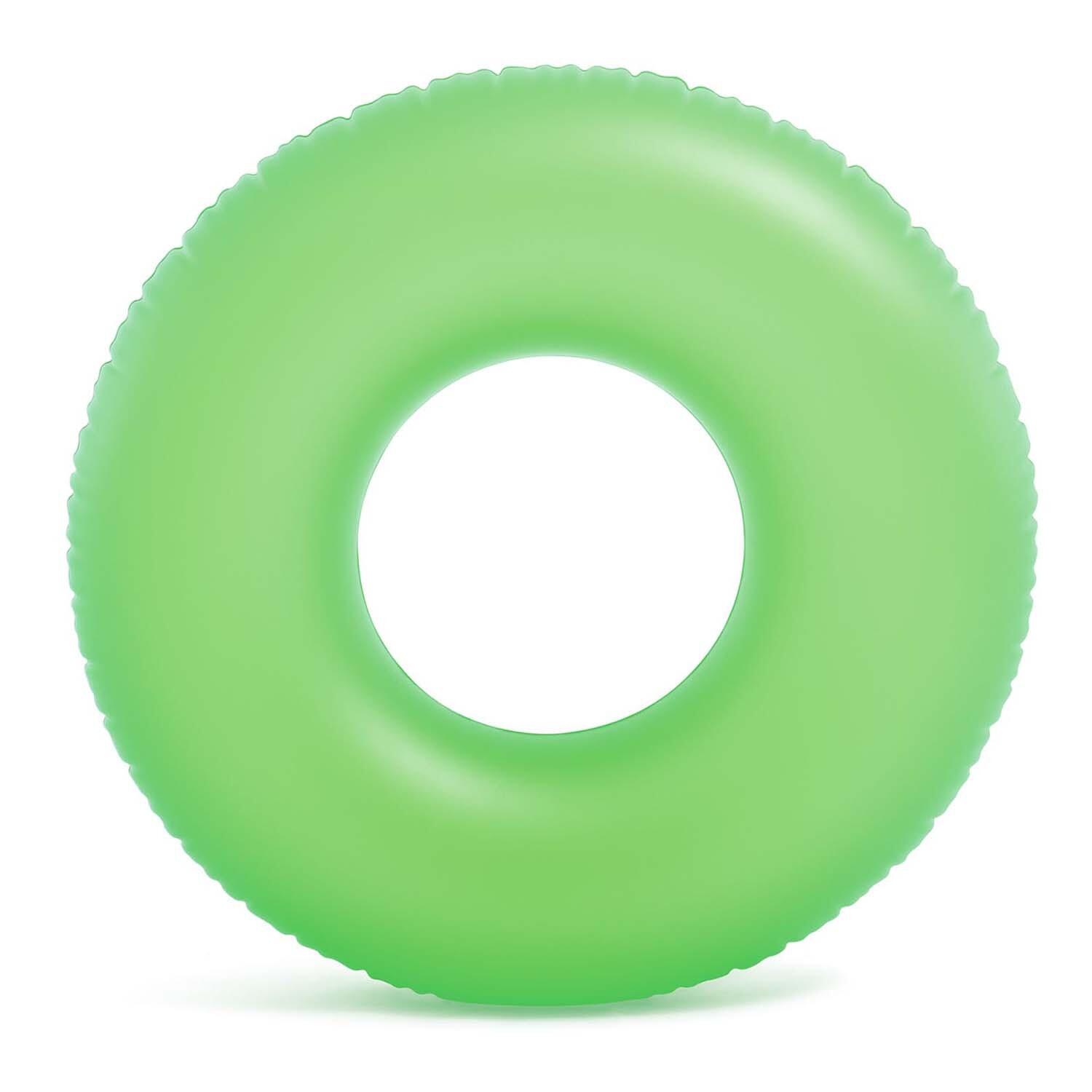 Koło do pływania Neon śr 91 cm - 3 kolory INTEX 59262 zielony 2/6