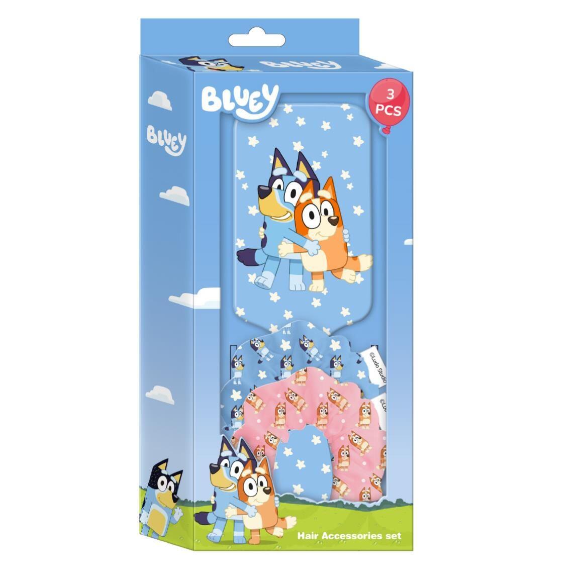 Set accessoires cheveux enfant Bluey 3 pièces multicolore 2/2