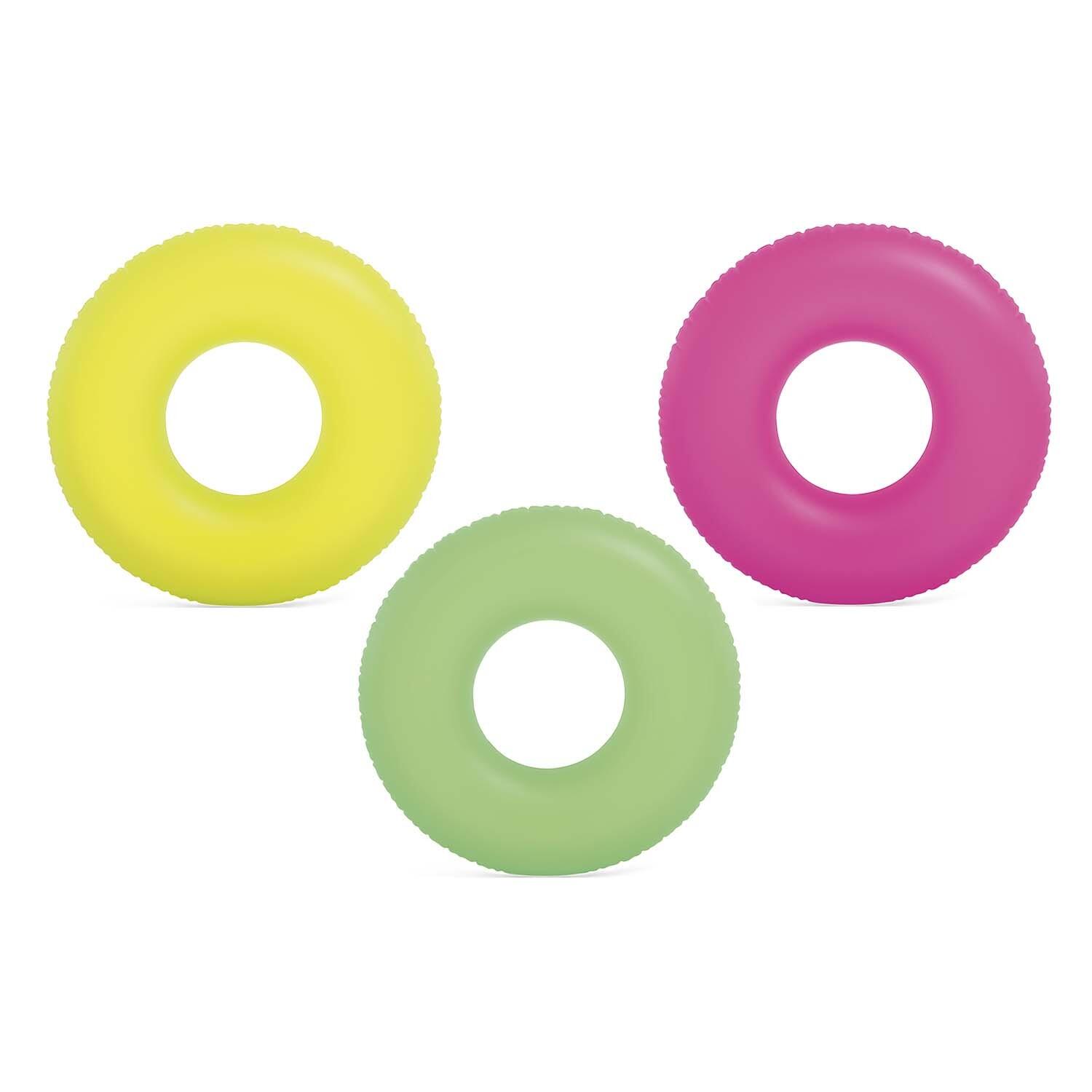 Koło do pływania Neon śr 91 cm - 3 kolory INTEX 59262 zielony 4/6