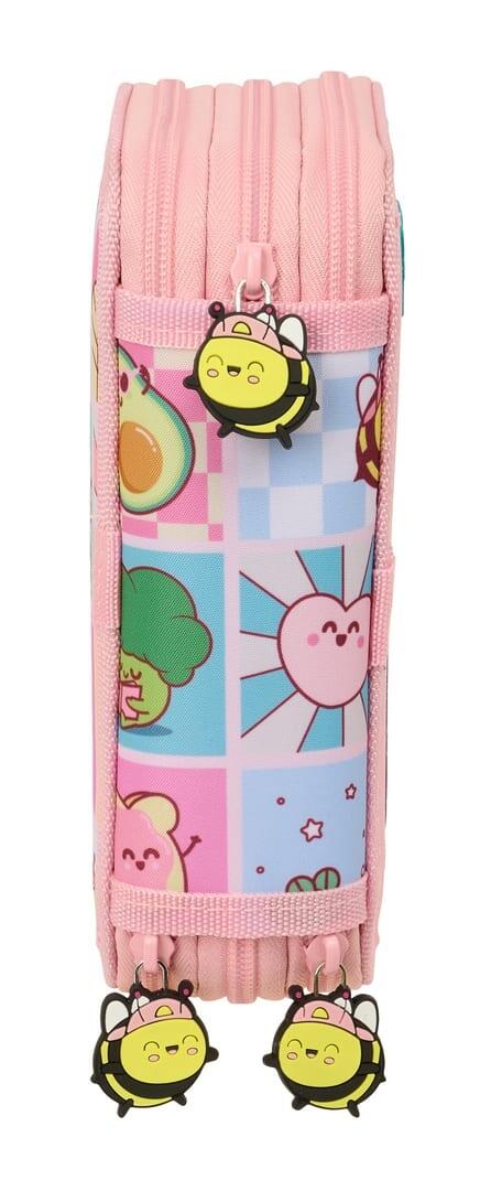 Astuccio doppio Monster High per bambini con 28 pezzi e cerniera nera 3/6