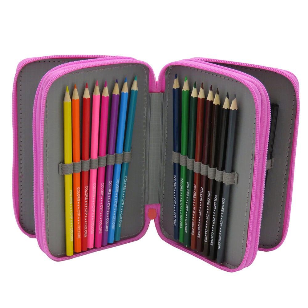 Trousse double Pat' Patrouille Sauvetage de Dinosaures, 29 pièces, avec 3/5