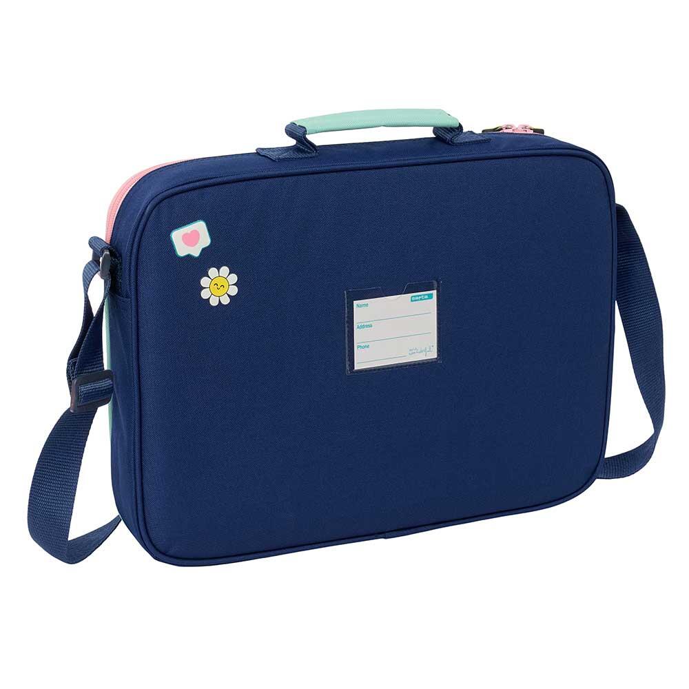 Borsa da viaggio per bambini Mr. Wonderful Star con tracolla verde menta 2/3