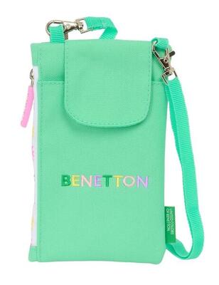 Portafoglio/custodia per cellulare Benetton Cherry da adulto con cordino e