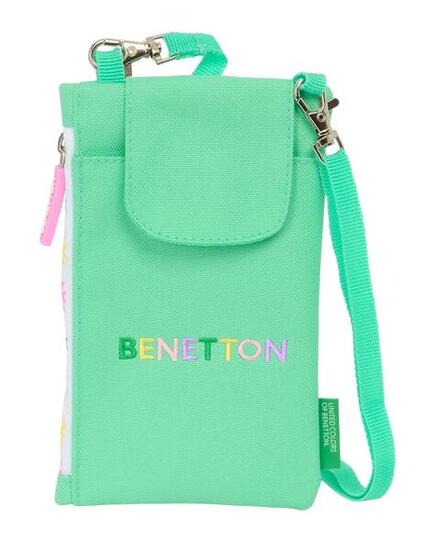 Portafoglio/custodia per cellulare Benetton Cherry da adulto con cordino e