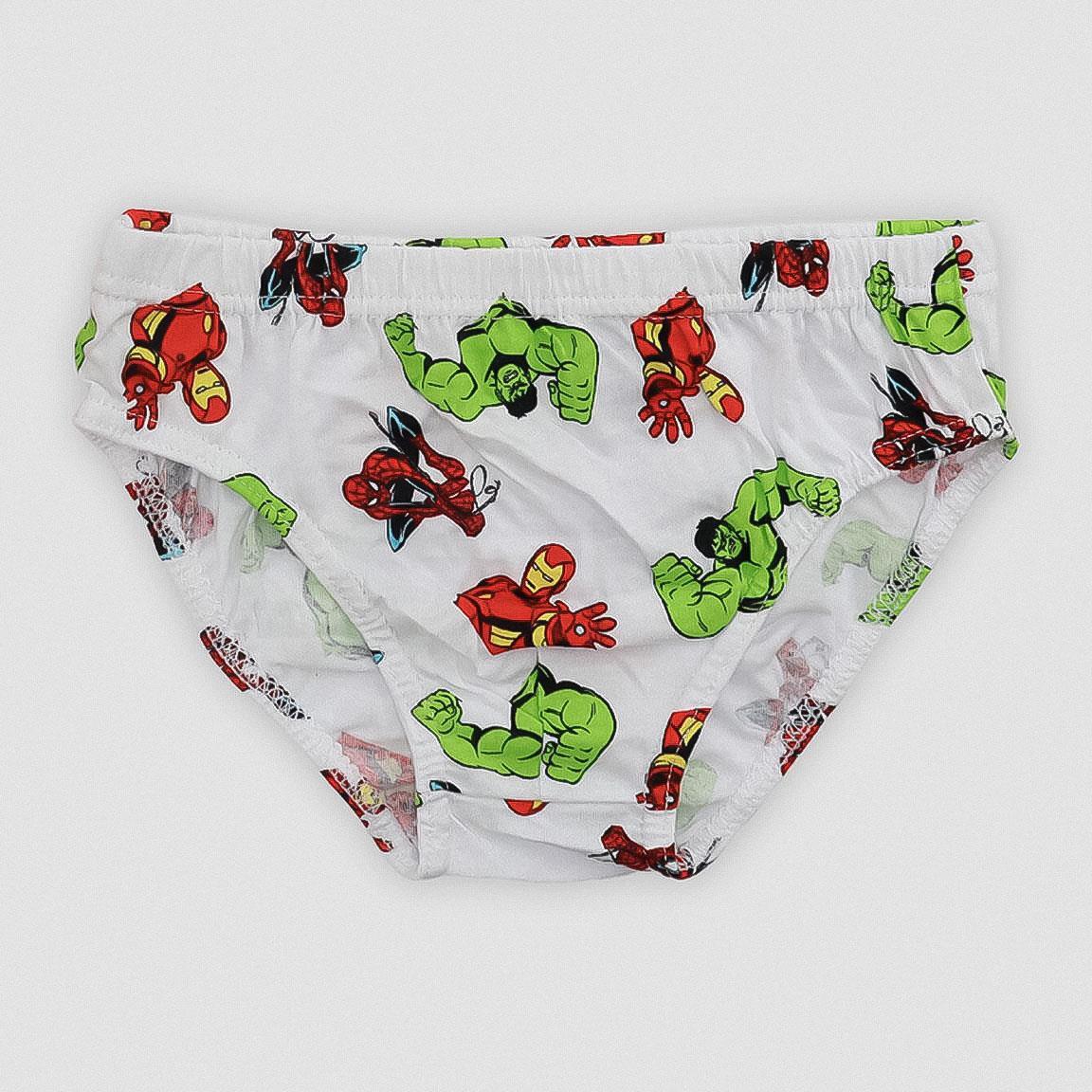 Ensemble de sous-vêtements en coton Marvel pour garçons avec trousse de toilette 2/7
