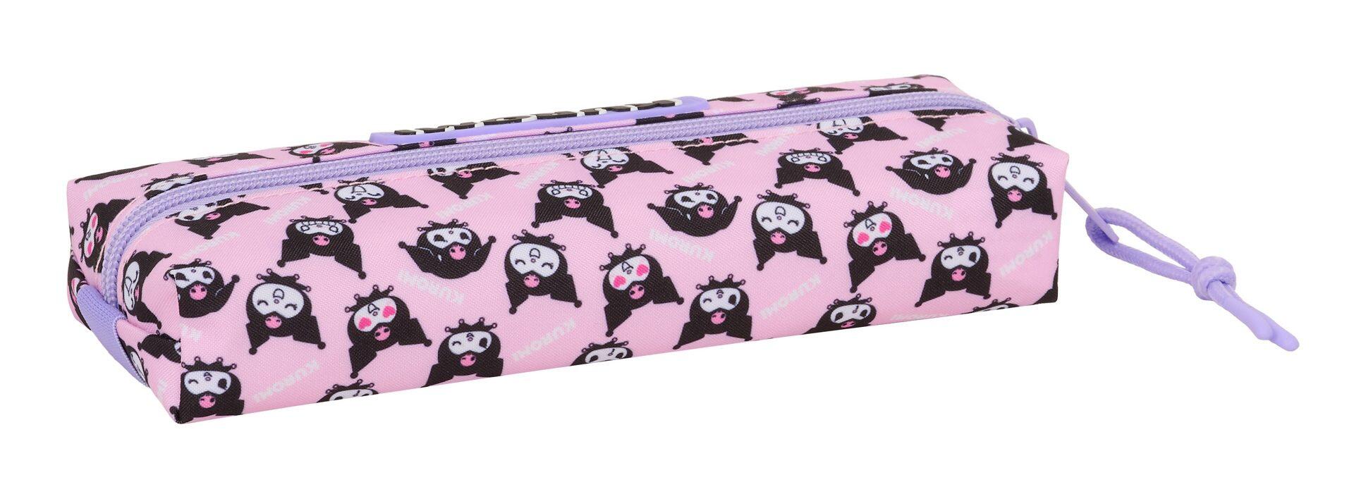 Trousse à crayons Kuromi pour enfants, 22 cm, avec fermeture éclair et 2/4
