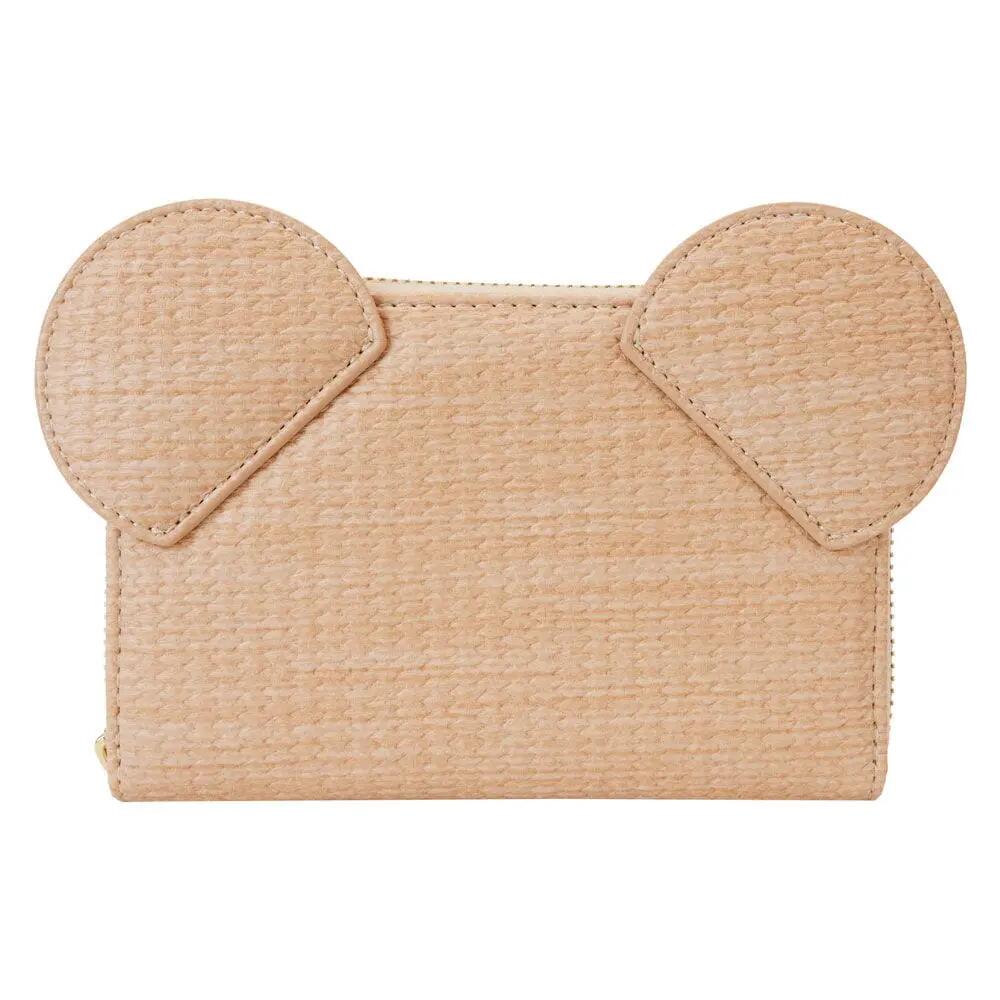 Geldbörse für Erwachsene aus veganem Leder mit Reißverschluss, Modell Mickey 2/4