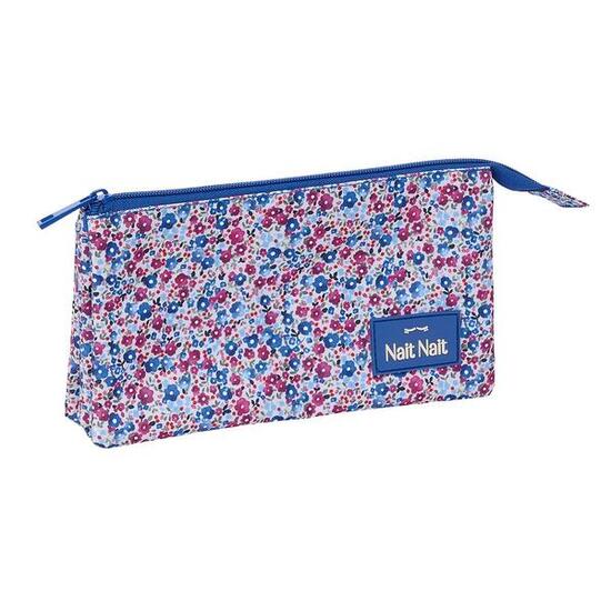 Coimbra Kinder-Federmäppchen mit 3 Reißverschlüssen, Blau